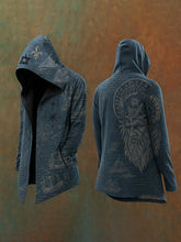 Vintage-Strickjacke im Viking-Stil für Herren